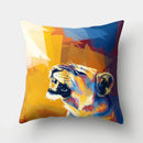 Ljojo Lion Tiger Head Pillowcase for Home Decor - Soft and Stylish Animal Cushion Cover