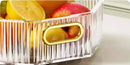 Ljojo Modern Acrylic Fruit Plate Transparent Simple Living Room Decor