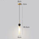 Copper Bedroom Dining Room Pendant Light by Ljojo - Elegant Chandelier for Room Decor