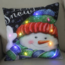 Ljojo LED Christmas Pillow Cover for Festive Holiday Decor