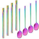 Ljojo Matte Stainless Steel Western Tableware Set - 8pcs