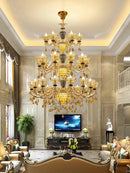 Ljojo Luxury Crystal Chandelier Lamp for Living Room Bedroom Decor Atmosphere Lighting