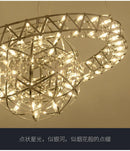 Modern Firework Ball LED Chandelier Fixture Stainless Steel Home Decor Lighting Ljojo