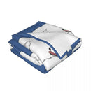 Borzoi Halloween Throw Blanket by Ljojo