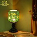 Bohemian Tiffany Glass Table Lamp LED E27 Romantic Atmosphere Art Decorative Desk Light