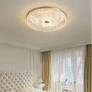 Ljojo Light Luxury LED Round Acrylic Ceiling Lamp for Bedroom Living Room