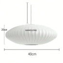 Italian Silk Cloth Pendant Lights Modern Lamps - Ljojo