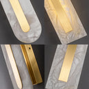 Ljojo Marble Wall Lamp Luxury Art Hotel Copper Bedside Indoor Lighting