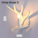 Retro Deer Horn Wall Lamp Industrial Style for Living Room by Ljojo