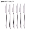 Ljojo 21-Piece Stainless Steel Cutlery Set - Mirror Finish Elegant Tableware