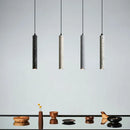 Cement Stone LED Pendant Lamp Industrial Style Bar Dining Room Bedside Hang Lighting Fixtures Wire Adjustabl