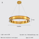 Modern Iron Round Chandelier Luxury Stand Lighting Palace Floor Large Hall Hanging Lamp