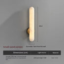 Ljojo Marble Wall Lamp: Luxury Copper Lighting for Living Room, Bedroom, and Corridor
