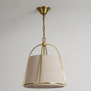 Modern LED Pendant Chandelier Fabric Light Fixture for Bedroom Dining Room by Ljojo