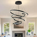 Ljojo LED Chandelier: Modern Minimalist Home Lighting for Living Room, Bedroom, Kitchen