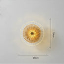 Ljojo LED Glass Wall Light Set for Living Room TV Background & Bedside Aisle