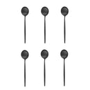 Ljojo Mini Teaspoon Set in Black Rose Gold Stainless Steel