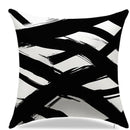 Abstract Monochrome Brushstroke Pillow Cover for Sofa, Bedroom, Car - Ljojo™