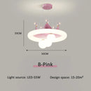 Ljojo LED Pendant Chandelier for Kids Room, Living Room, Bedroom - Full Spectrum Eye Light