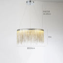 Ljojo Luxury Tassel Chandelier Pendant Lamp for Bedroom - Art Ceiling Hanging Light