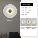 Nordic Stylish LED Wall Pendant Light | Scallop Pleated Wall Lamps by Ljojo