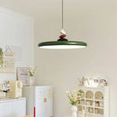 Ljojo Medieval Restaurant Pendant Light: Modern Nordic M Bean Flying Saucer Suspension Lamp
