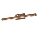 Nordic LED Wood Copper Wall Sconce Light Rotatable for Home Bathroom Bedroom by Ljojo