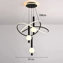 Ljojo LED Light Chandelier Dimmable Decorative Ball for Living Room, Bedroom & Dining Room