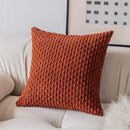 Boho Striped Corduroy Farmhouse Pillow Covers, Soft & Fluffy - Ljojo Brand