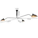 Nordic Spider Shaped Chandelier for Living Room | Industrial Luster Lighting Fixtures by Ljojo