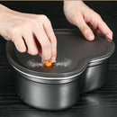 Ljojo Love-Shaped Stainless Steel Kitchen Storage Organizer Dish Drainer Tray
