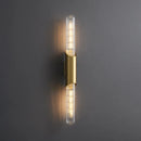 Copper Wall Lamp Modern Minimalist Nordic Indoor Lighting Glass Strip - Ljojo