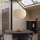 White Pumpkin-Shaped LED Pendant Lamps for Modern Home Decor by Ljojo