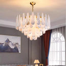 French Marble Pendant Light LED Chandelier Modern for Living Dining Bedroom by Ljojo
