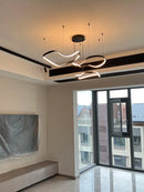 Ljojo Minimalist Nordic LED Chandelier for Modern Living Room