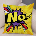 Ljojo Letters Print POP ART Pillowcase - Home Decor Cushion Cover
