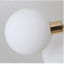 Modern Glass Ball Gold Black Chandelier for Living Room Hall by Ljojo