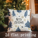 Ljojo Merry Christmas & Let it Snow Pillow Covers for Sofa, Bedroom, Car
