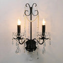 Black Crystal Chandelier Foyer Art Decor Ceiling Pendant Lights by Ljojo