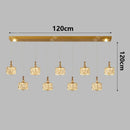 Ljojo Luxury Crystal Chandelier Pendant Light for Living Room Dining Room Ceiling Lighting