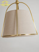 Ljojo Luxury Gold Lustre Copper Pendant Lights LED E14 Hanging Lamp - Modern Minimalist Style