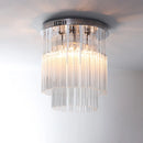 Ljojo Crystal Glass Chandelier - Stunning Light Luxury E14 Chandelier for Dining Room and Bedroom