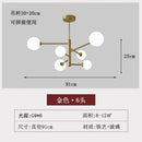 Geometry Chandelier Glass Pendant Light for Dining room Kitchen Island by Ljojo