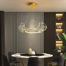 Ljojo Modern Acrylic Petal Pendant Light with LED Ring for High Light Ambiance