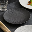 Ljojo Matte Ceramic Round Plate Set for Dining and Entertaining