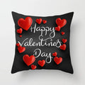 Ljojo Love Heart Cushion Cover for Living Room Sofa Valentine's Day Home Decor