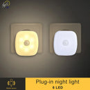LED Night Lights Plug-In Motion Sensor Wireless Night Lamp for Room, Ljojo
