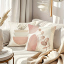 Geometric Leaf Pattern Pillow Cover for Bohemian Home Decor - Ljojo