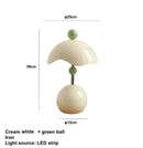 Cream-style Eggshell Decorative Table Lamp for Living Rooms by Ljojo