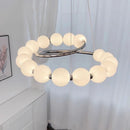 Modern Round Glass LED Pendant Lights Luxury for Living Room Bedroom | Ljojo